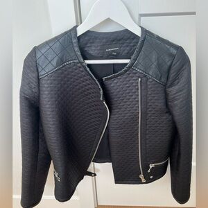 Women's Club Monaco Black Jacket Coat